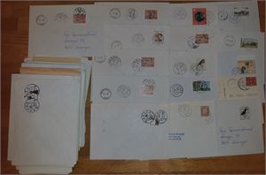 KPH Lot ca 100 brev/kort med KPH stpl. Mest nyere, observert opptil 4 pkt. Noe duplisert. Mest god kvalitet.
