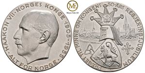 50 års regjering 1950 Haakon VII. Kv.0