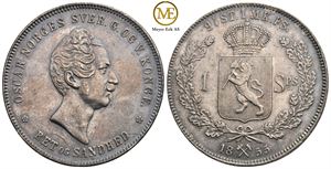 Speciedaler 1855 Oscar I. Kv.01