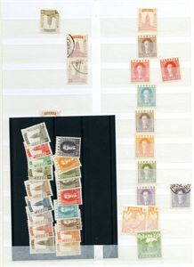 Mandchuria in a stockbook and on 5 stocksheets, incl. some better