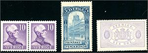 Sweden. A collection to 1975 in a Schaubek-album. Quite well filled, but in very mixed condition.