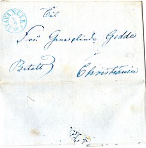 Norge Brev Betalt brev stemplet Stavanger.