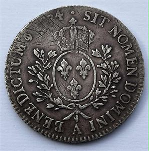 Frankrike - 1 Ecu 1784A