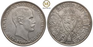 2 kroner 1915 Haakon VII. Kv.0