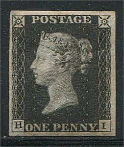 1840 Penny black mint