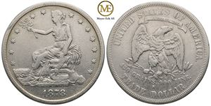 Trade dollar 1878 S. Kv.1