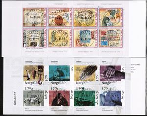 NK 1238-1245 + 1267-1274 Lux hhv FILTVET LPA og SKOGER B. 1243 er type II (uten Svalbard merke)