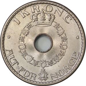 1 krone 1937 Kv 0