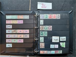 BELGIA/BELG. CONGO Vesentlig brukte merker i LT visirperm med kassett. Tilsynelatende ikke noe sjeldent, men mange merker. Litt BELIZE bakerst