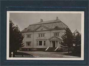 NOTODDEN, ADMINISTRATIONSBYGNINGEN (Wergeland nr 11), stemplet "NOTODDEN 12-VI-11"