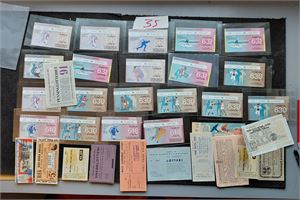 LODDSEDLER Diverse flere land, men flest svenske