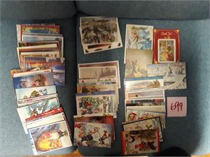 JULEKORT Ca 130 stk, stort sett nyere, postgått i Norge