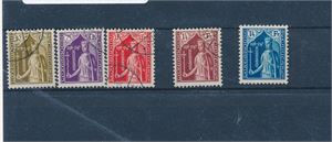 LUXEMBOURG o/(x) Mi 245-49, 1932 Caritas. Toppverdi ubrukt uten lim ikke medregnet (€ 100)