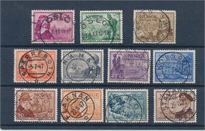 Nk 359-69 o. Postjubileum. Ekstremt fint "SPERREBOTN 5-7-47" på 25øre