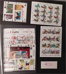 GUYANA xx Masse utgaver 1991 på dobbel plansje (€ 570)