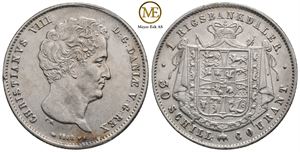 1 Rigsbankdaler 1848 Christian VIII. Kv.01