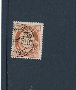 Nk 27 o. Stemplet "SOGиDAL I DAL 29-5" med den kjente omvendte "N"-en