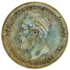 2 kroner 1888. 1