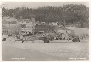 Fly Lillehammer Flyplass (Storf. S/H) brukt 1949