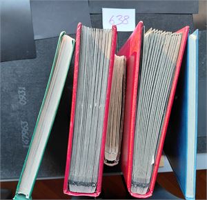 SVEITS Dubletter i 5 innstikksbøker. Ser ikke sjeldent ut, men her kan være muligheter for utstykking. Vekt 4,9 kilo