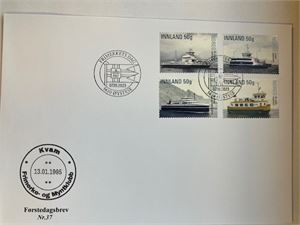 FDC m/vignet Kvam Frimerke- og myntklubb