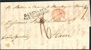Ca 250 brev/blanketter etc. fra perioden 1842 til 1945. Bl.a. noe sendt rekommandert.