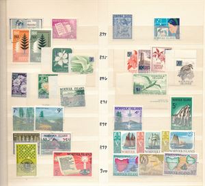 NORFOLK ISLAND xx/o 30 forskjellige 1960-tallet