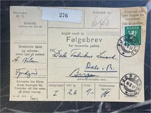 Følgebrev stmpl. Fjordgard (Troms)