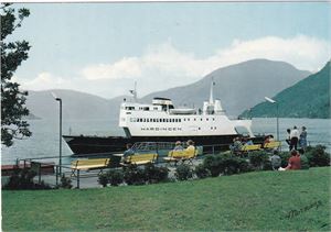 Båtkort - "Hardingen" ved Kinsarvik