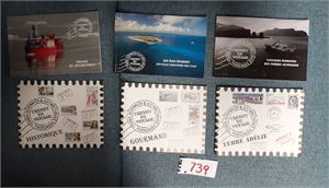 TAAF-FRANSK ANTARKTIS xx 6 prestisjehefter, 2001, 2003, 2005, 2007, 2009 og 2013 i god kvalitet (€ ca 325)