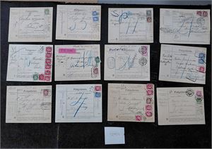 FØLGEBREV 12 stk med 1909-19-serien. Utrop 175 hos Skanfil