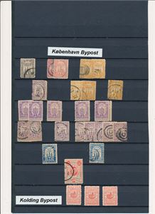DANMARK - BYPOST Diverse København, Kolding og Randers