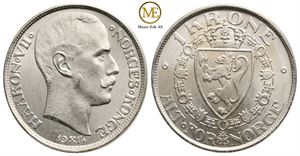 1 krone 1914 Haakon VII. Kv.0