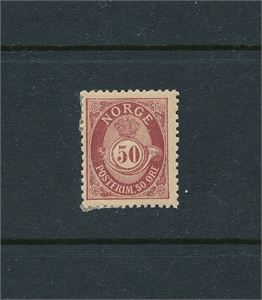 Nk 64X x. Velsentrert 50øre med mye hengsel (Hk 2400)