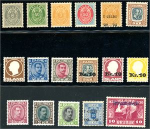 Iceland. A collection to 1960 in a Leuchtturmalbum.