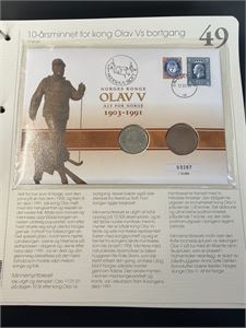 Nr 49 10 årsminnet for Kong Olavs bortgang