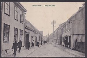 Drammen, Landfalløen (Drammens Kortforlag nr 102) UB småf.