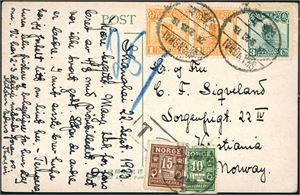Approx. More than 70 letters/stationaries from many countries. Non from Norway.