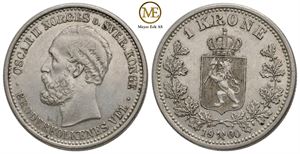 1 krone 1900 Oscar II. Kv.01