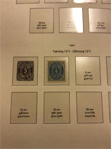 Danmark Postfrisk samling i Leuchtturm-SF album 1895-1994 inkl. tjeneste postfærge mm.  (Afa 45.000.-)