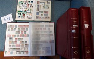 CANADA samling i 2 LT album med lommer. Ark 1952-2002. Rimelig fyldig postfriskt 1972-2002 inkl hefter. Medfølger et par dublettbøker og noe på plansjer