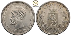 1 krone 1888 Oscar II. Kv.0