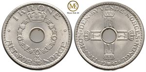 1 krone 1947 Haakon VII. Kv.0