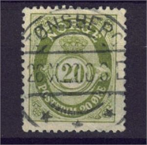 NK 122, Lux stemplet "Tønsberg".