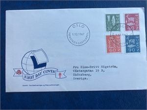 NK 595-98 Bruksmerker FDC