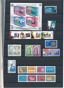 MOTIV: CEPT xx noen serier på plansje inkl Montenegro 2006 Mi Bl 2 B (alene € 80)