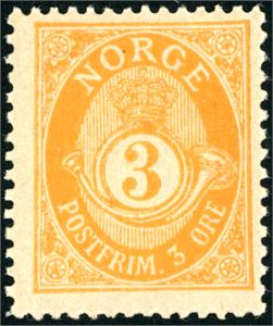 56 A. 3 øre fintagget Centraltrykkeriet. (12.500,-).