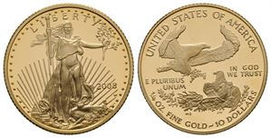 10 dollar gold eagle 2008. Proof