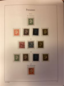 Tyskland Samling i Leuchtturmalbum med Tyske Stater **/*/st.