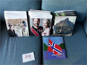 ÅRSSETT FDC 2012-16, 3 av hvert + 2017 og 2019-21 1 stk av hvert. Vekt 3,1 kilo